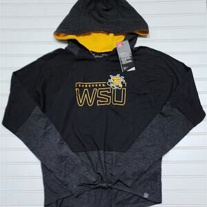 NWT Under Armour Women's Wichita State WSU Shockers Hooded Shirt Medium
